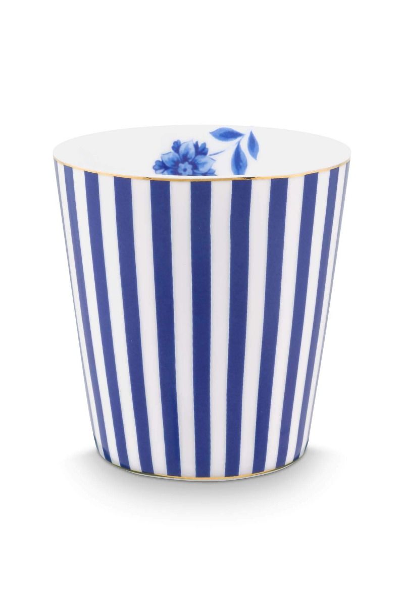 Royal Stripes Mug & Tea Tip Blue