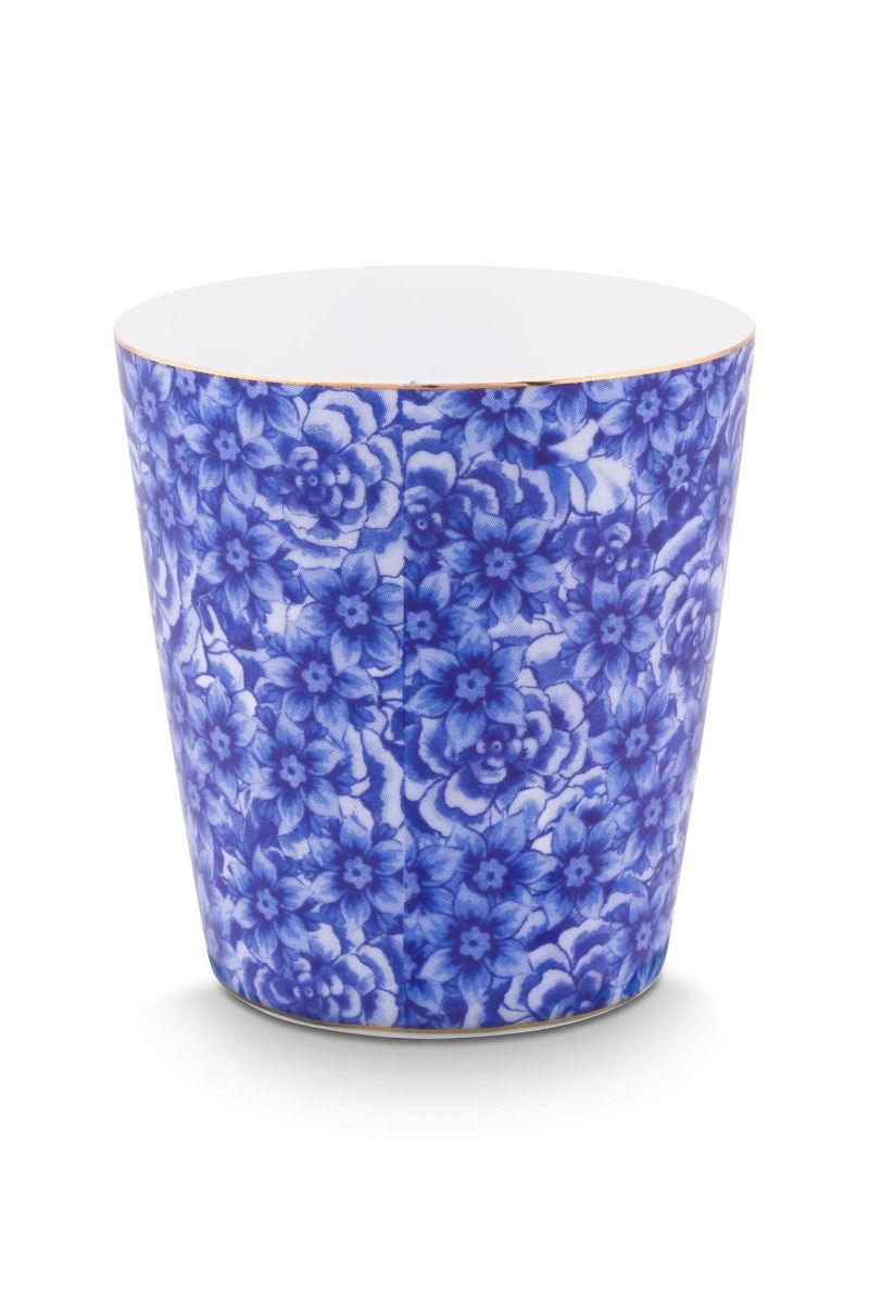 Royal Stripes Mug Flower & Tea Tip Blue