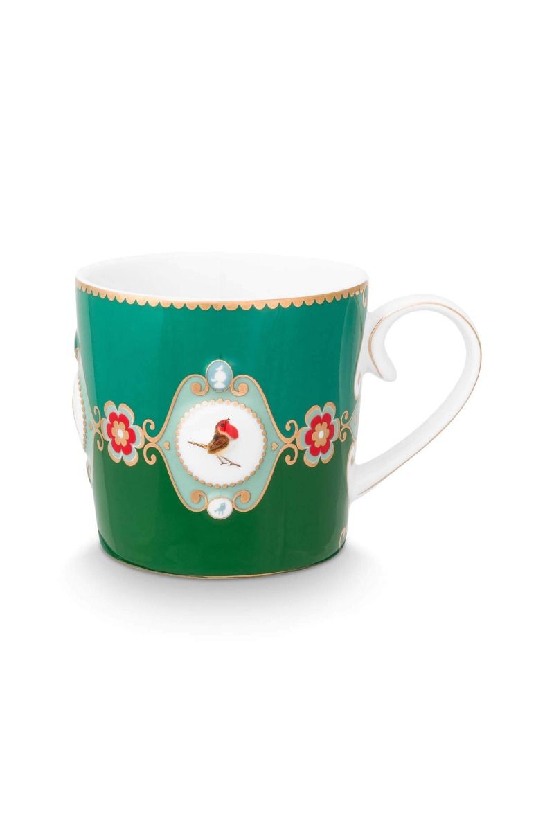 Love Birds Tasse Petite Vert