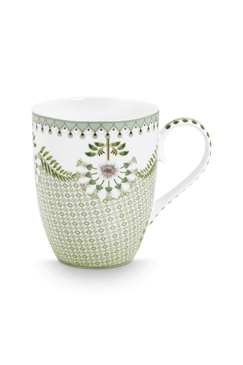 Tasse Gross Lily&Lotus Fliesen Hellgrün