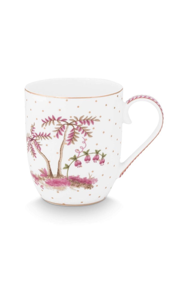 Tasse Klein Jolie Punkte Gold Rosa