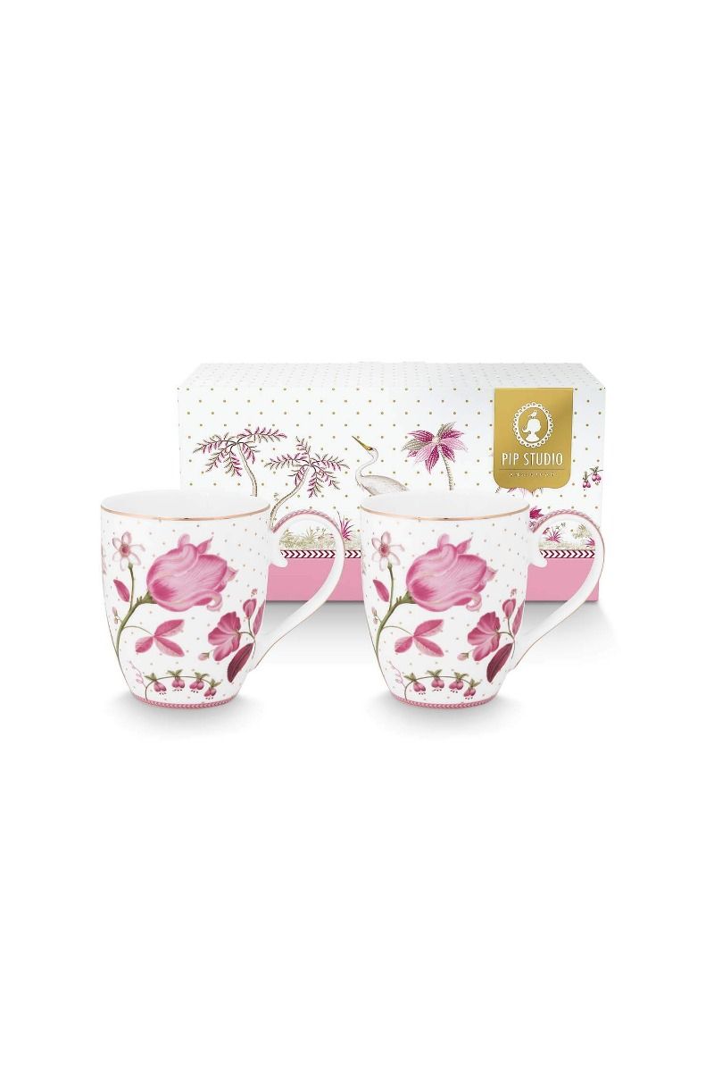 Set/2 Tassen XL Jolie Tulpe Rosa
