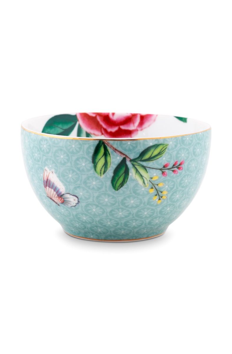 Blushing Birds Schale klein 9,5 cm blau