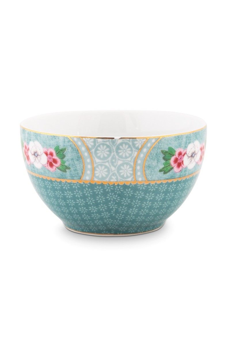 Blushing Birds Star Flower Bowl blue 9.5 cm
