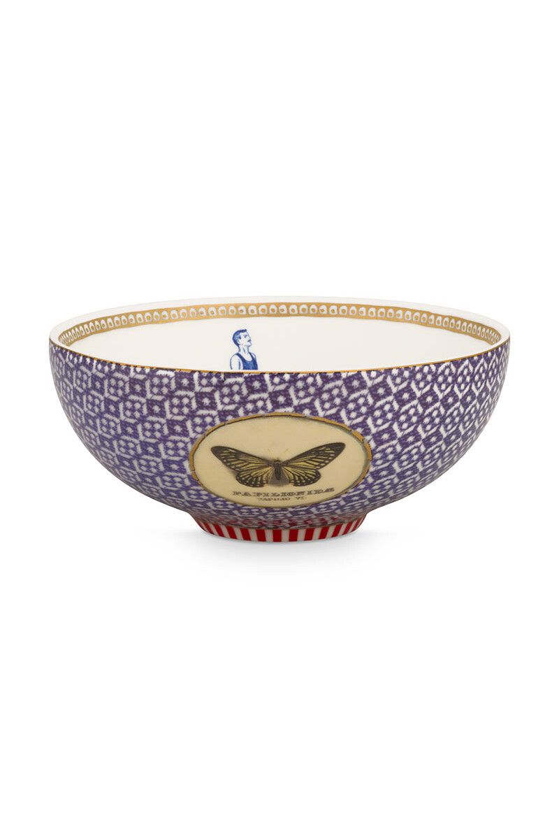 Heritage Kom Tegels Blauw 11 cm
