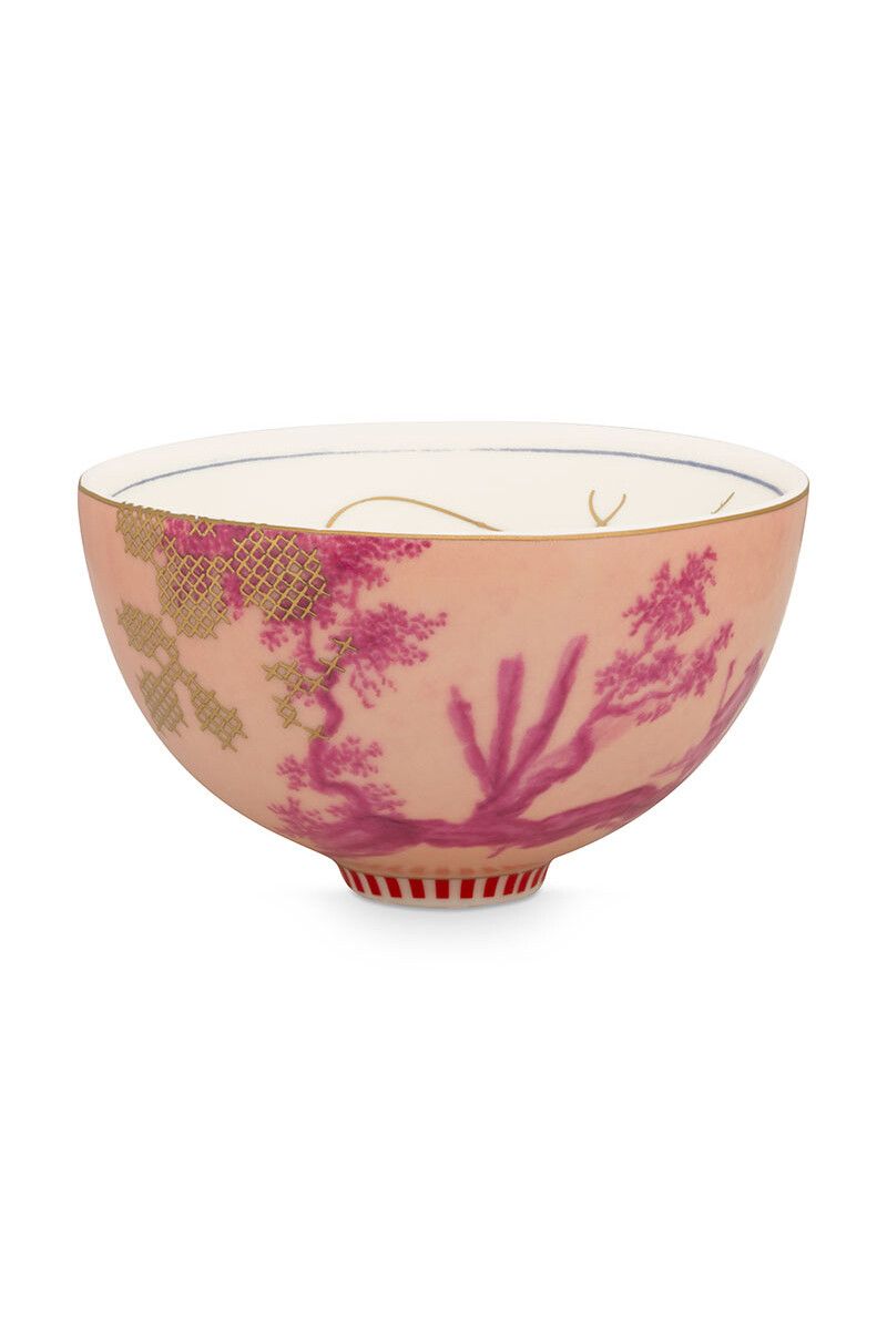 Heritage Bowl Painted Pink 12 cm