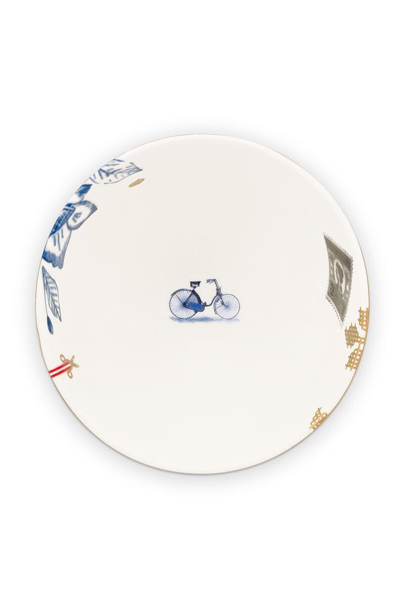 Heritage Schale Palme Weiß 15 cm