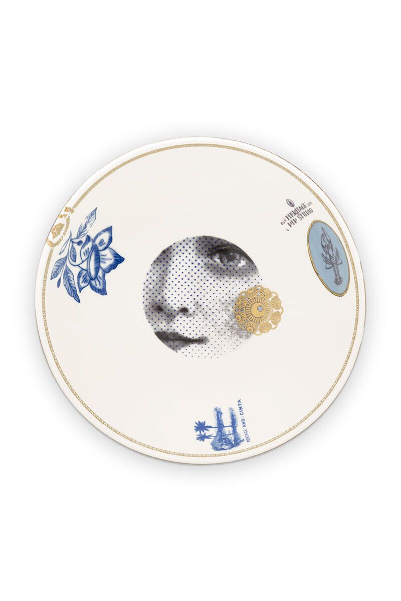 Heritage Kom Grens Blauw 20 cm