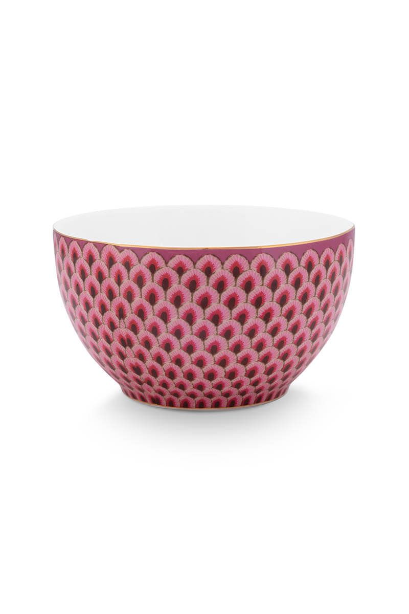 Flower Festival Bowl Red/Dark Pink 9.5 cm