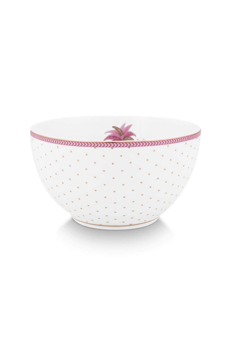 Schale Jolie Punkte Gold Rosa 15cm