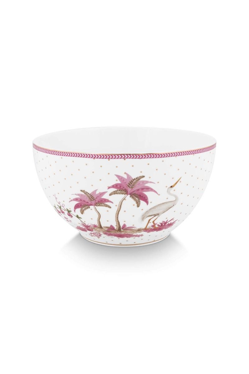 Schale Jolie Punkte Gold Rosa 18cm