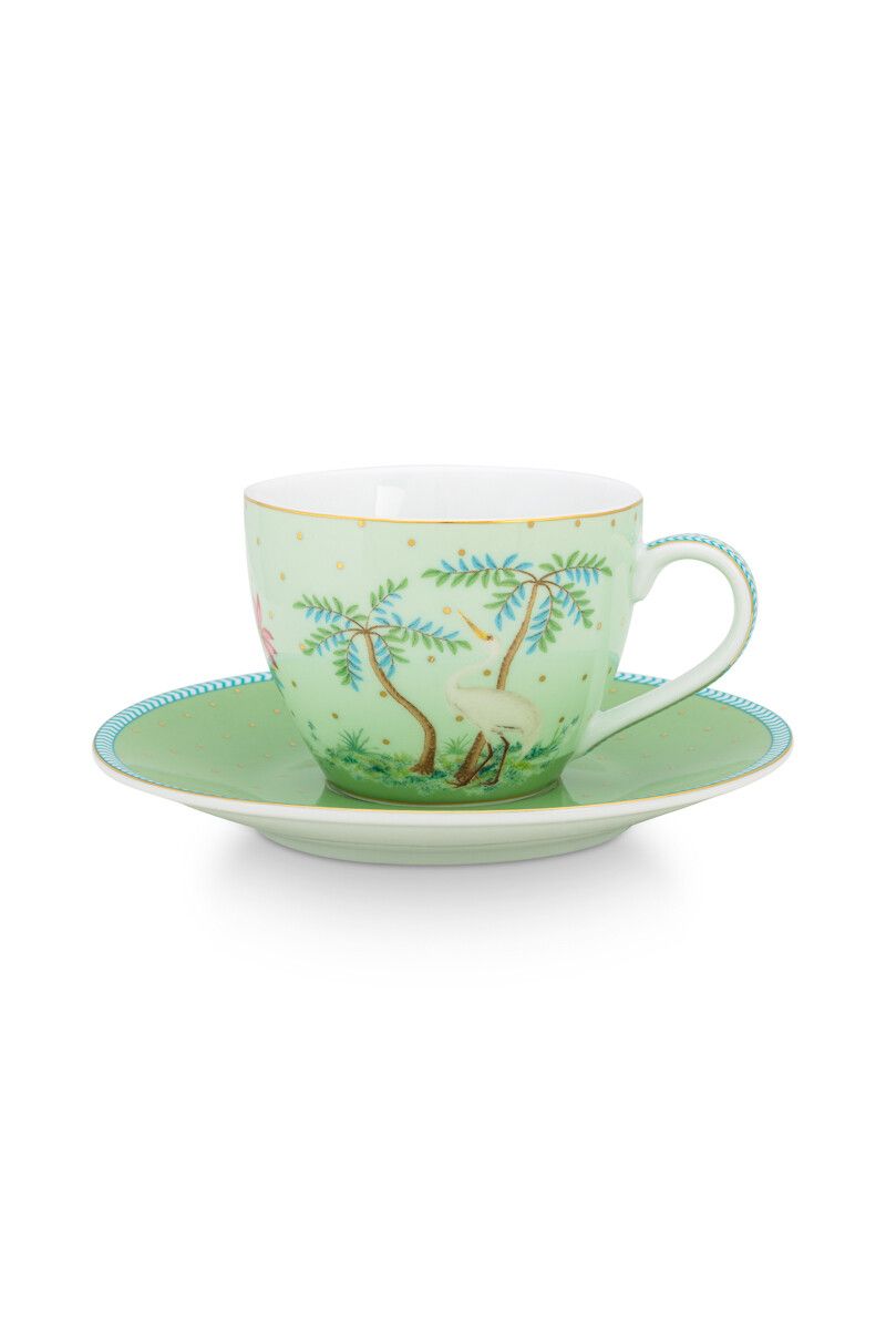 Jolie Espresso Tasse & Undertasse Grün