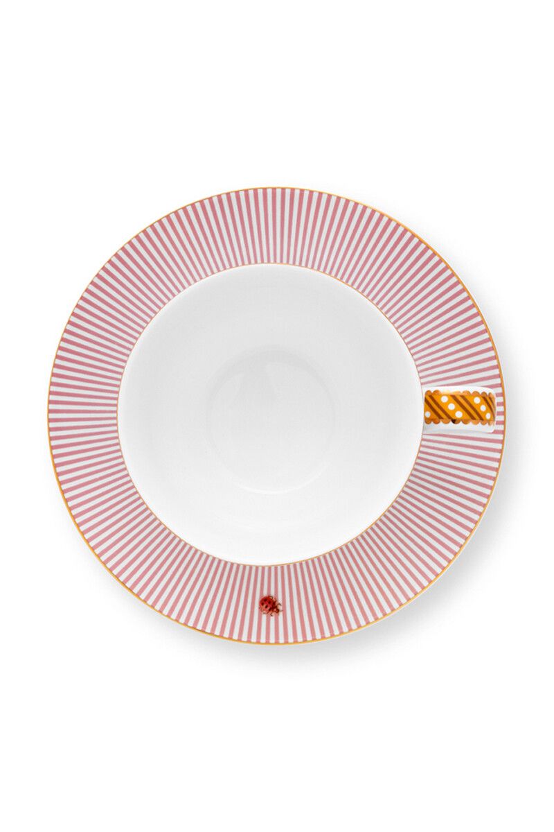 La Majorelle Cappuccino Tasse & Undertasse Rosa