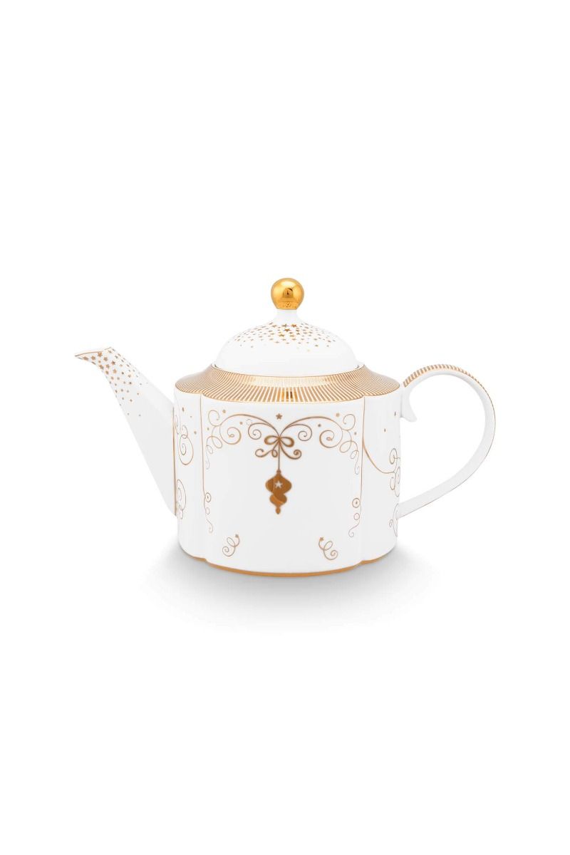 Royal Winter White Teapot Large