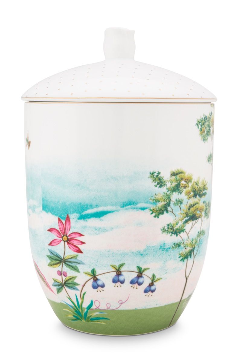 Jolie Storage Jar Heron 
