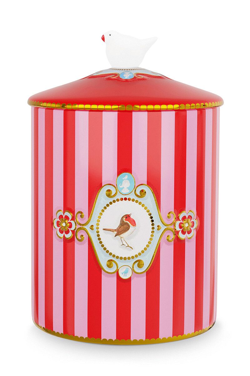 Love Birds Storage Jar Red/Pink
