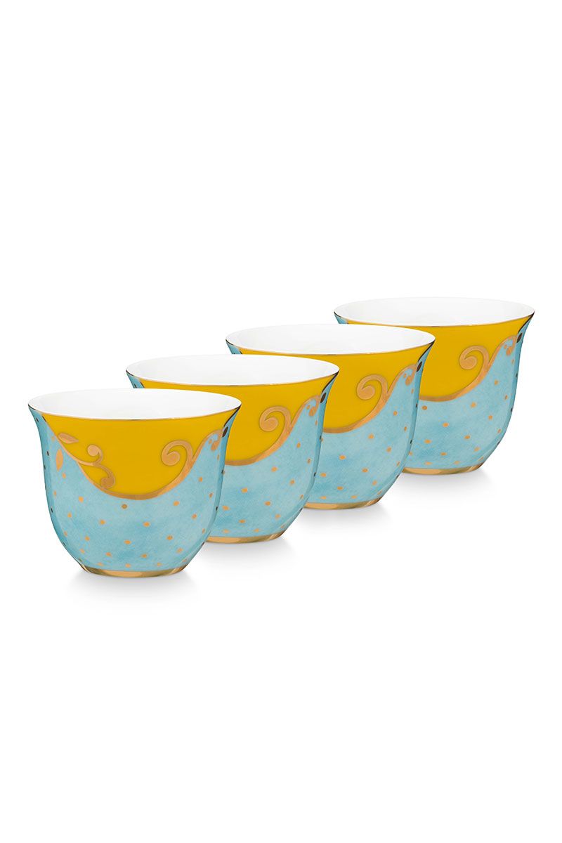 Chaffe Tasse Set/4 Royal