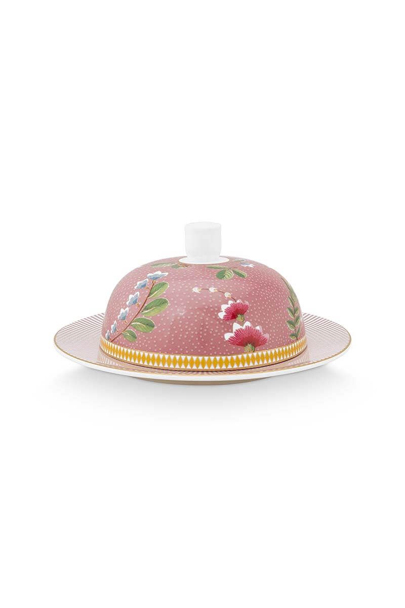La Majorelle Butter Dish Round Pink
