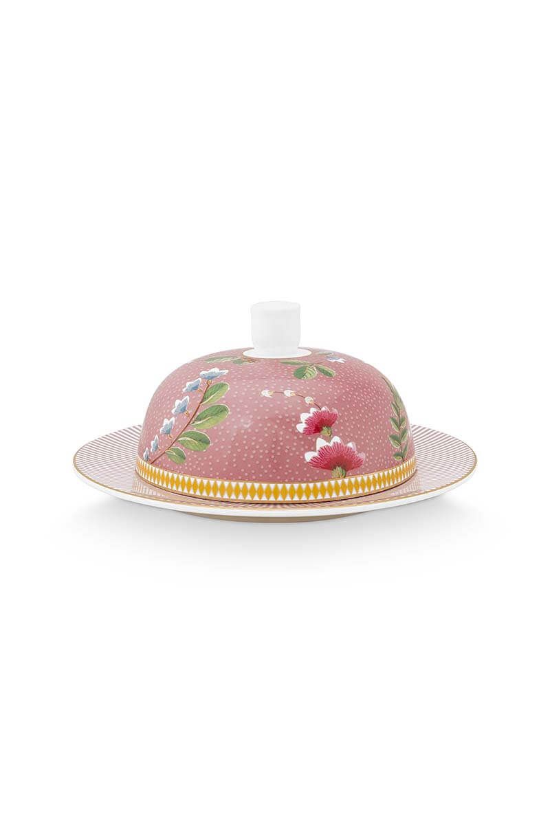 La Majorelle Butter Dish Round Pink