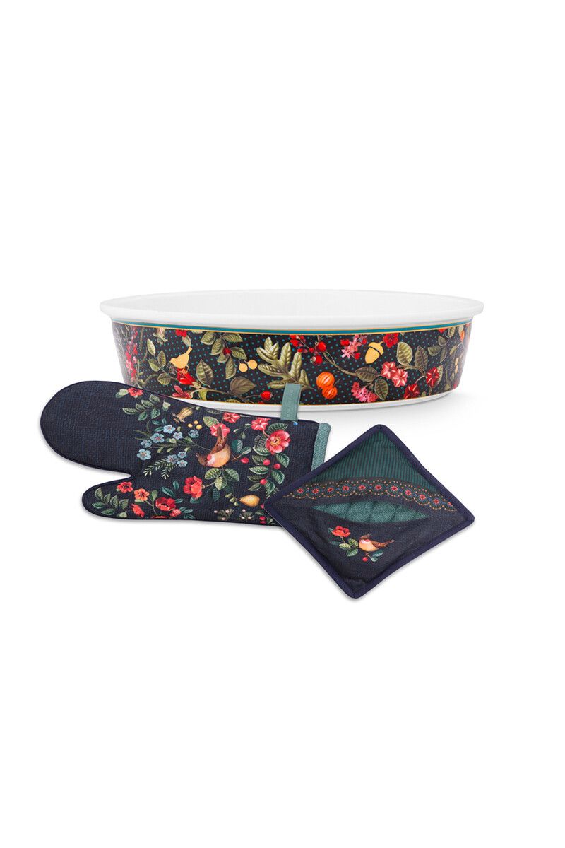 Winter Wonderland Ofen Set/3 Rund