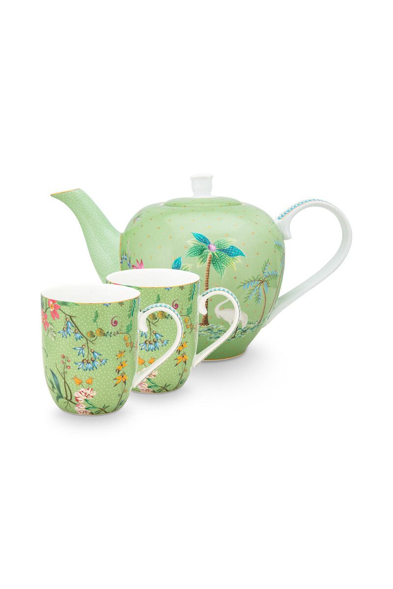 Jolie Thee Set/3 Klein Groen