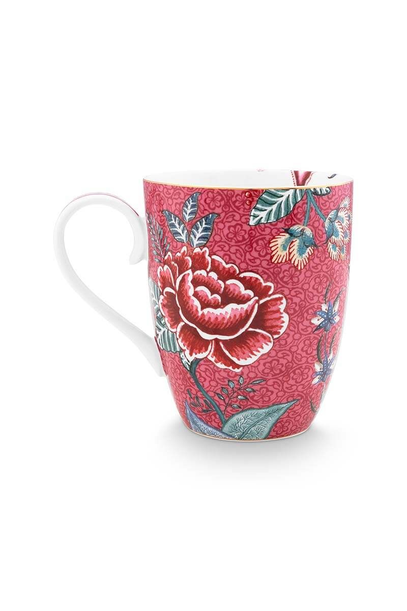 Flower Festival Tea For One Dark Pink