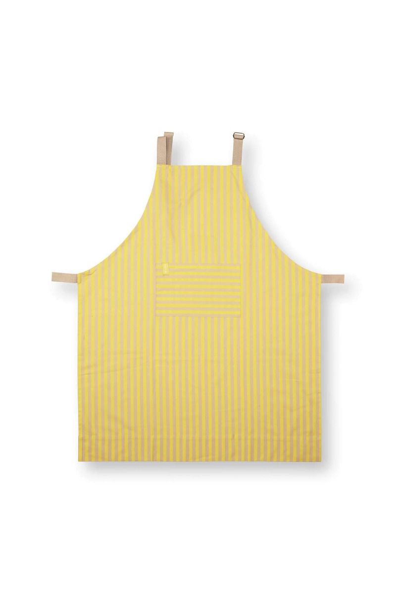 Tablier Stripes Jaune