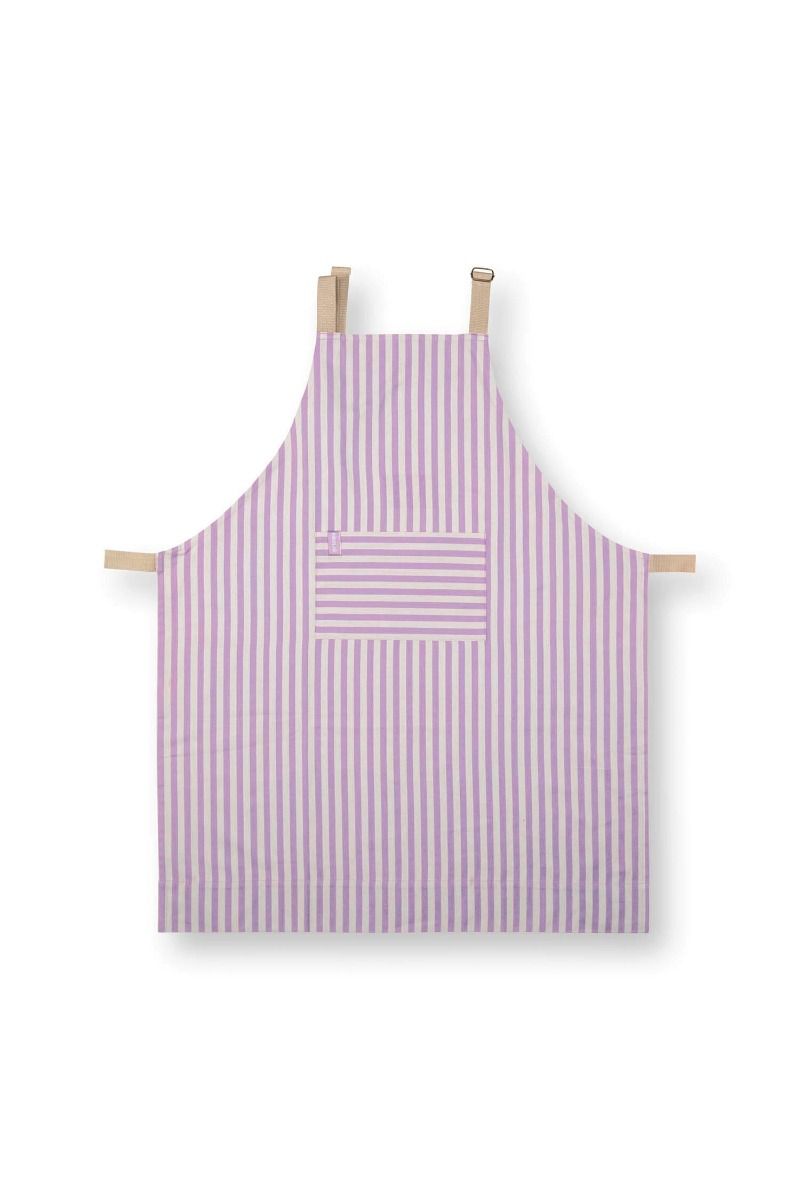 Stripes Apron Lilac