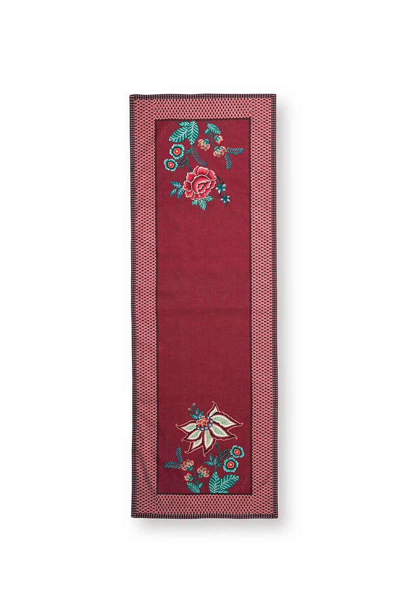 Flower Festival Table Runner Dark Pink