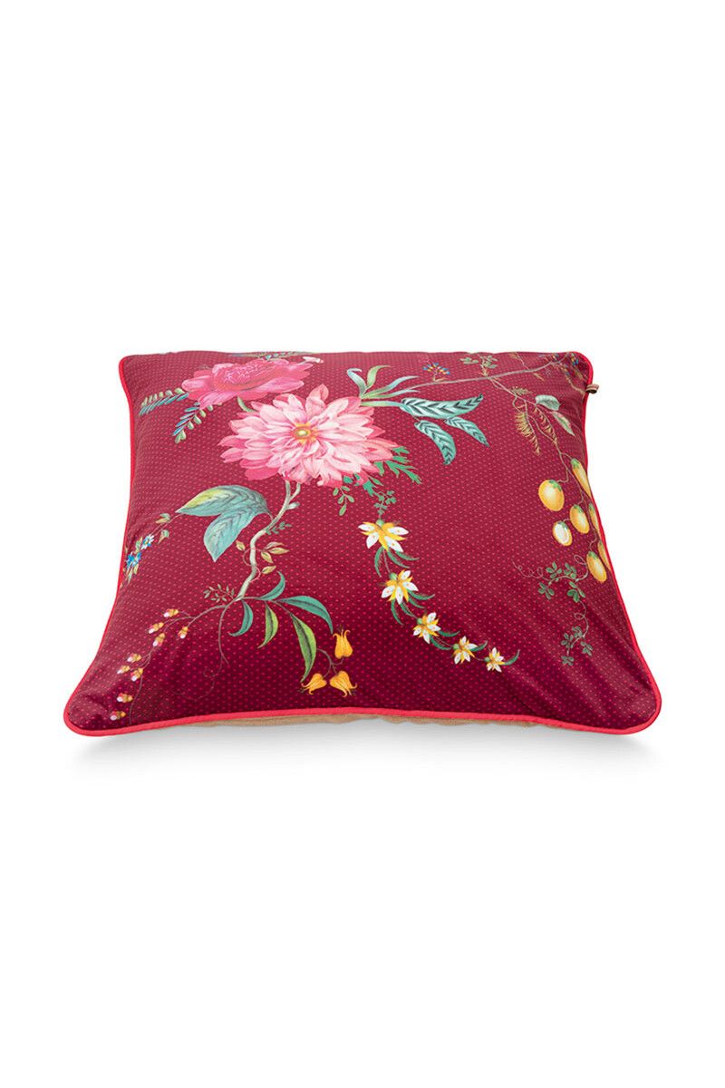 Zierkissen Fleur Grandeur Rot