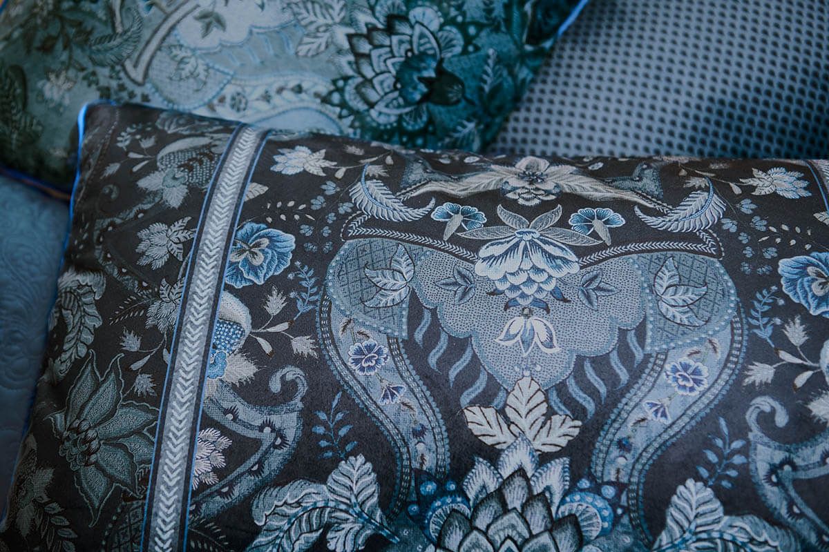 Cushion Kyoto Festival Dark Blue