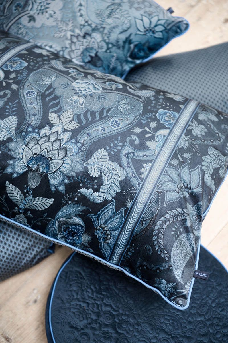 Cushion Kyoto Festival Dark Blue