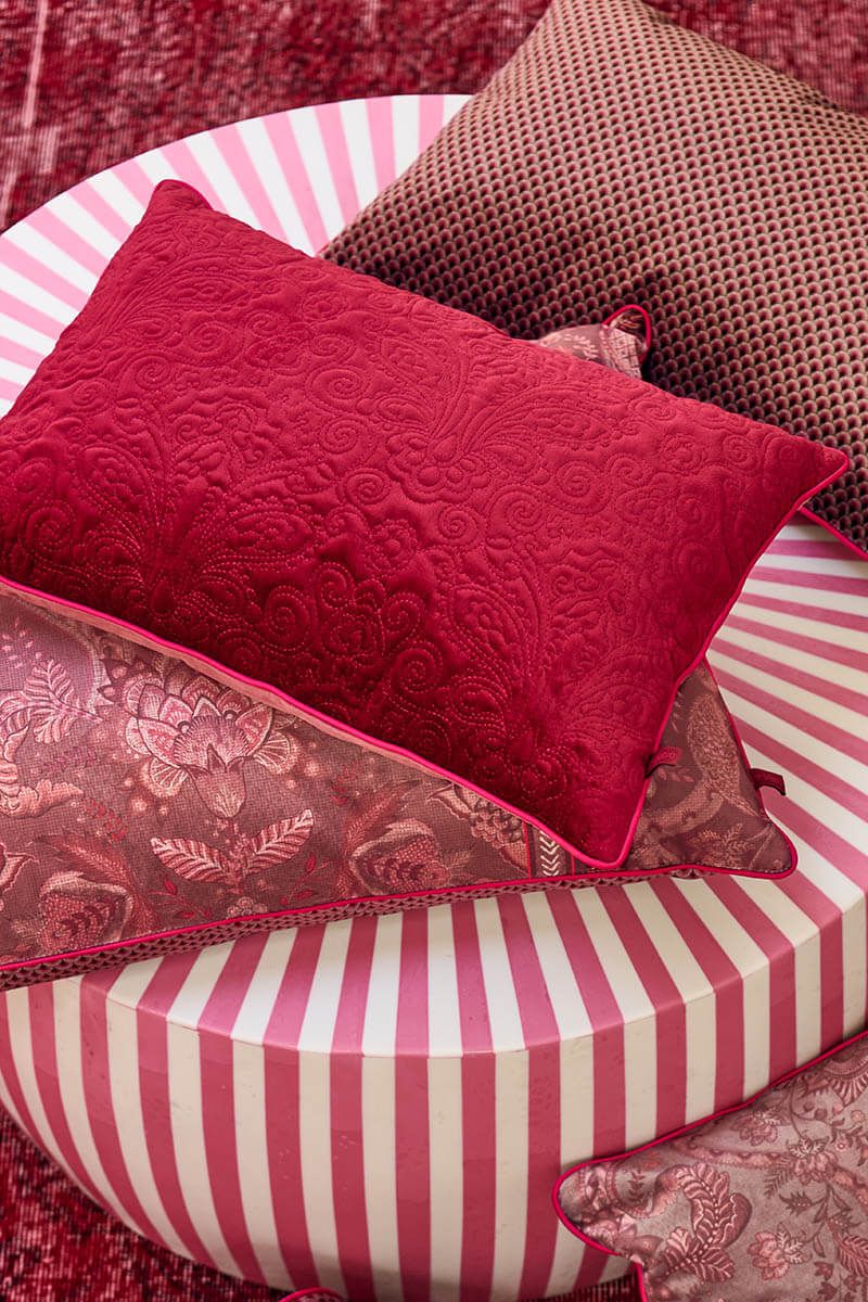 Cushion Quiltey Days Dark Pink