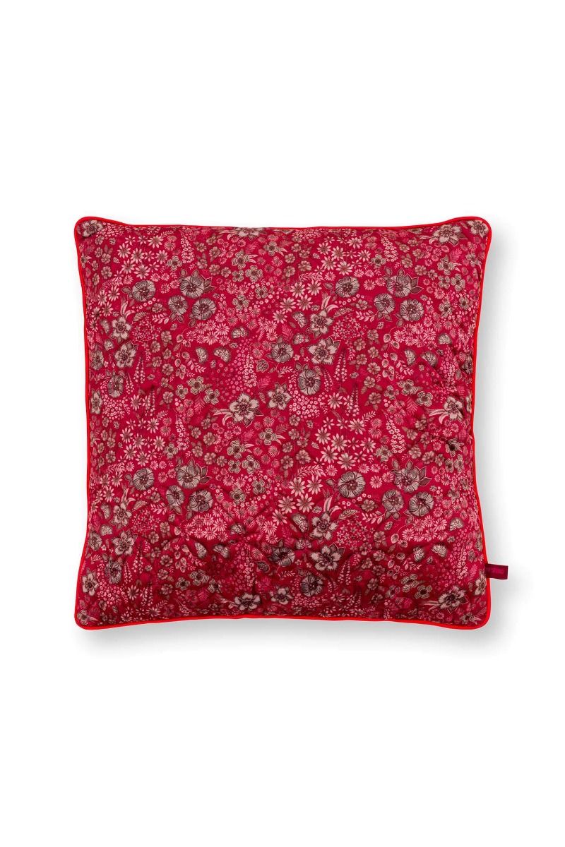 Cousin Décoratifs Quilted Daisy Dreams Rouge