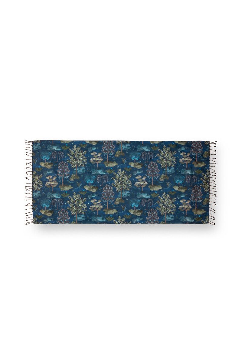 Hamam-Handtuch Japanese Garden Blau