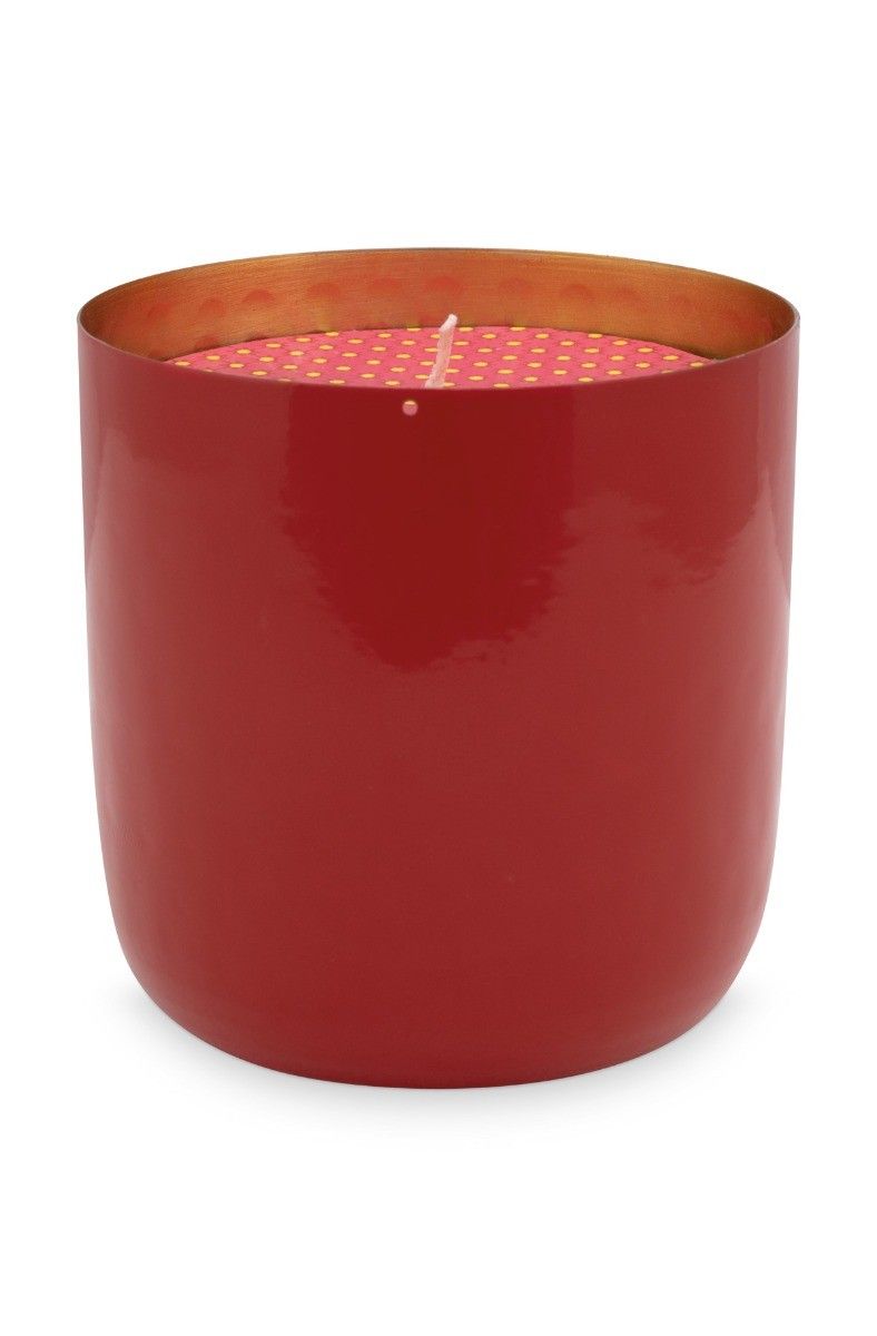 Blushing Birds Candle Red 9 cm