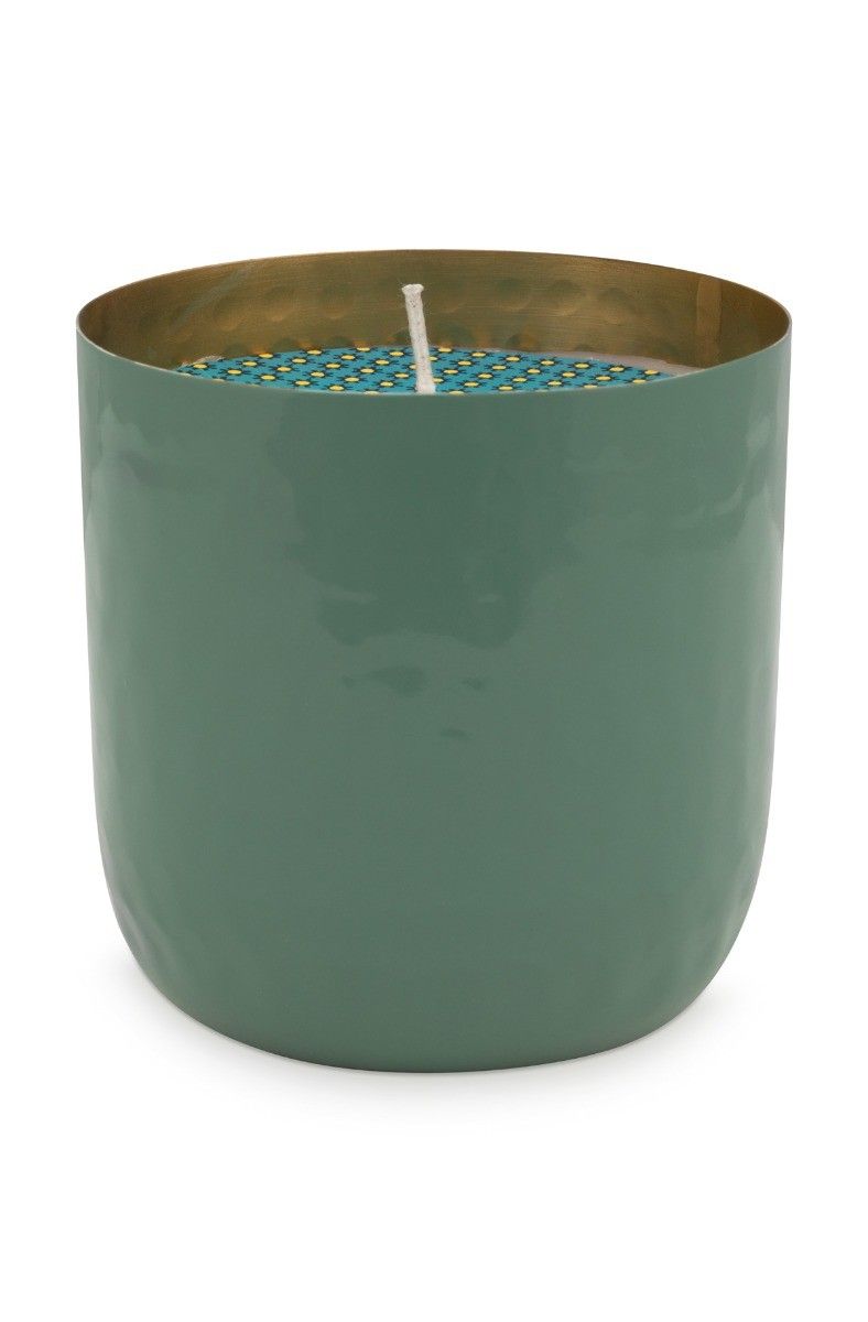 Blushing Birds Candle Green 9 cm