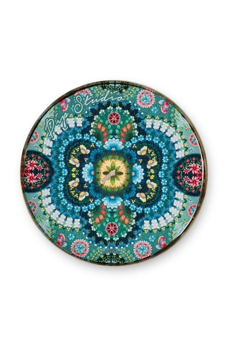 Blushing Birds Kerze Blau 11 cm