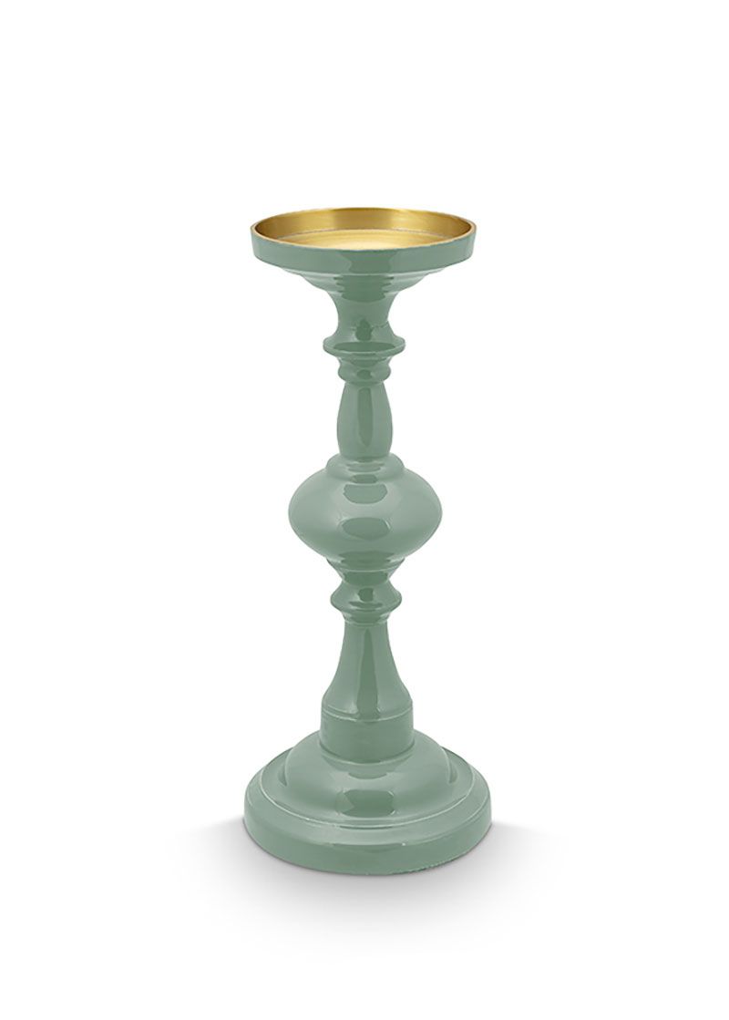Candle Holder Green 34 Cm