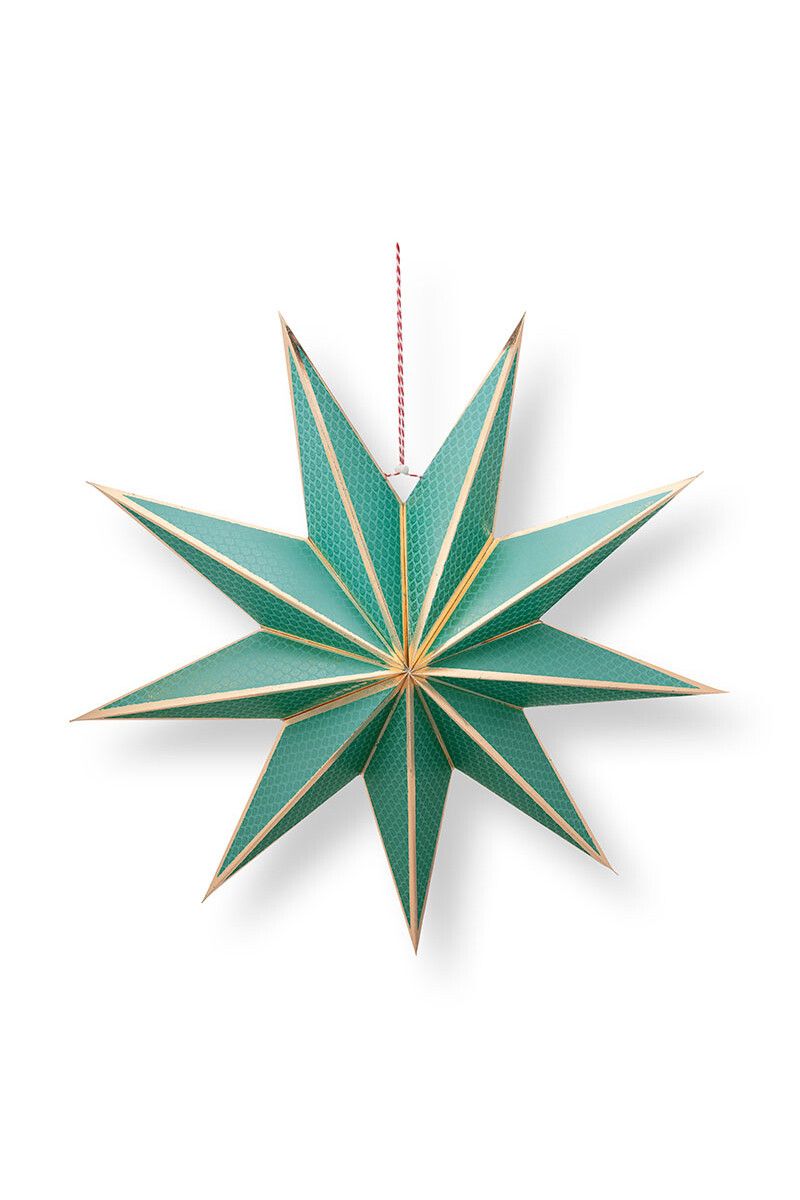 Christmas Star Paper Green 60cm