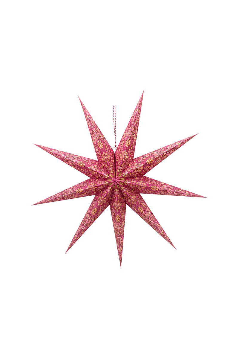 Star Lampion Paper Red 110cm