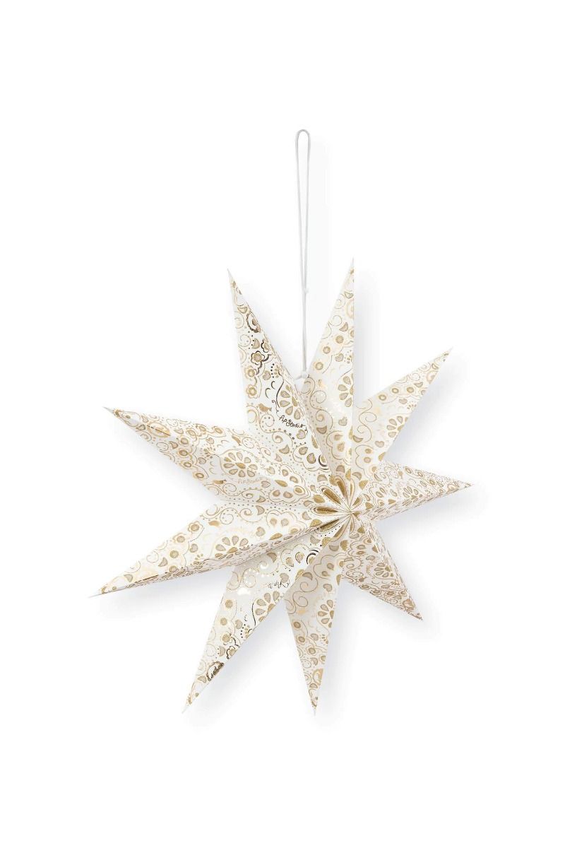 Christmas Star Lampion White 60cm