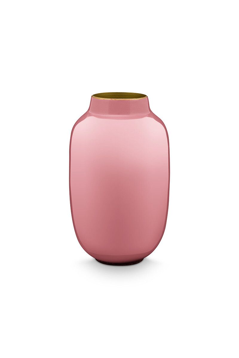 Oval Mini Vase Old Pink 14 cm