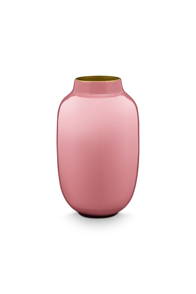 Oval Mini Vase Old Pink 14 cm
