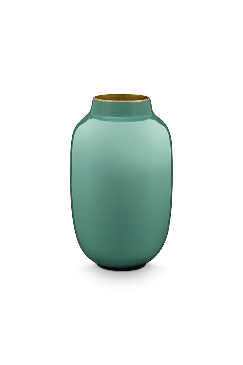 Oval Mini Vase Blue 14 cm