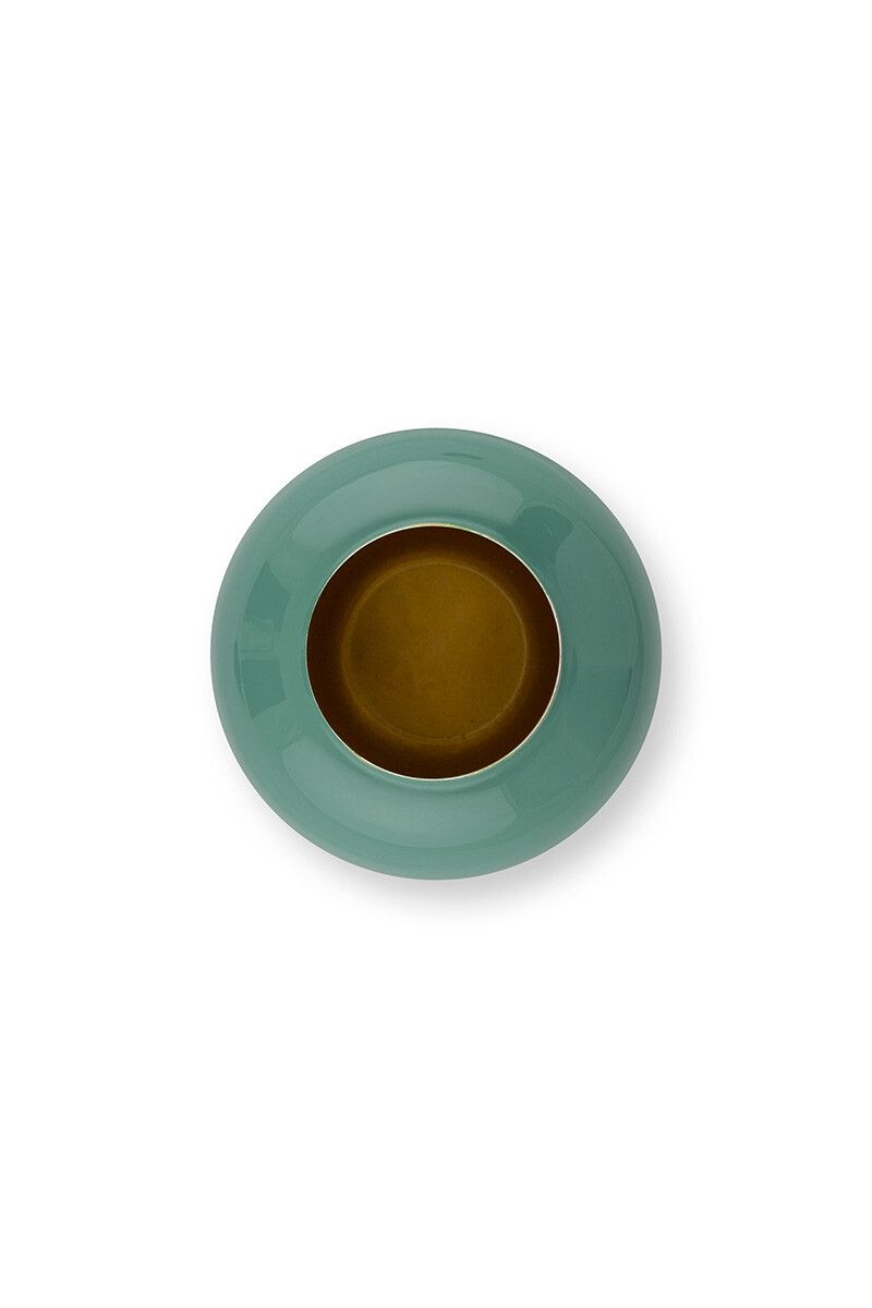 Oval Mini Vase Blue 14 cm