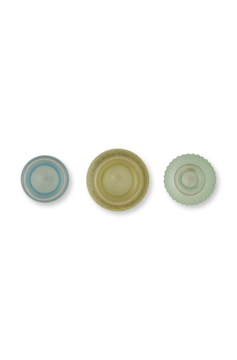Set/3 Vasen Glas Grün S