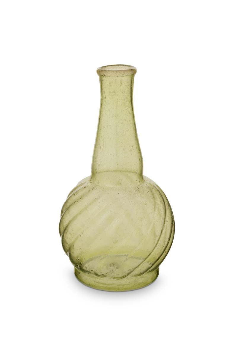 Set/3 Vases Glass Green M