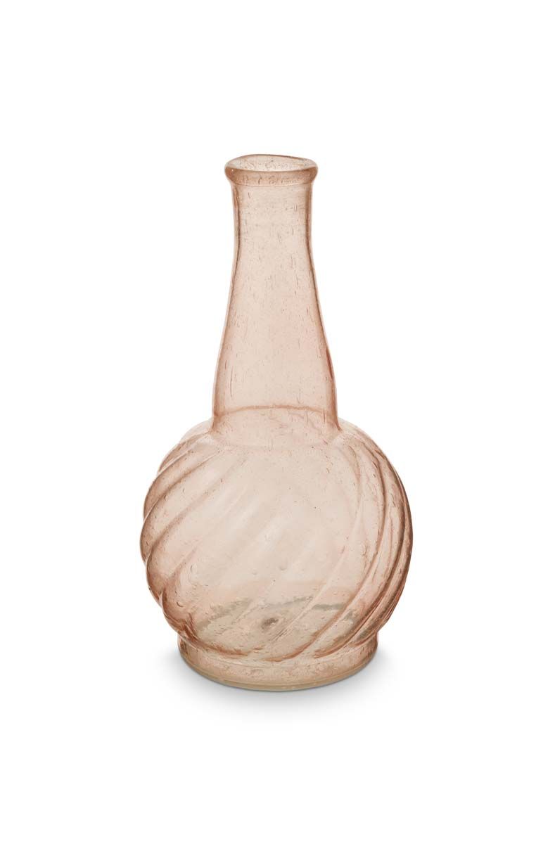 Set/3 Vases Glass Pink M
