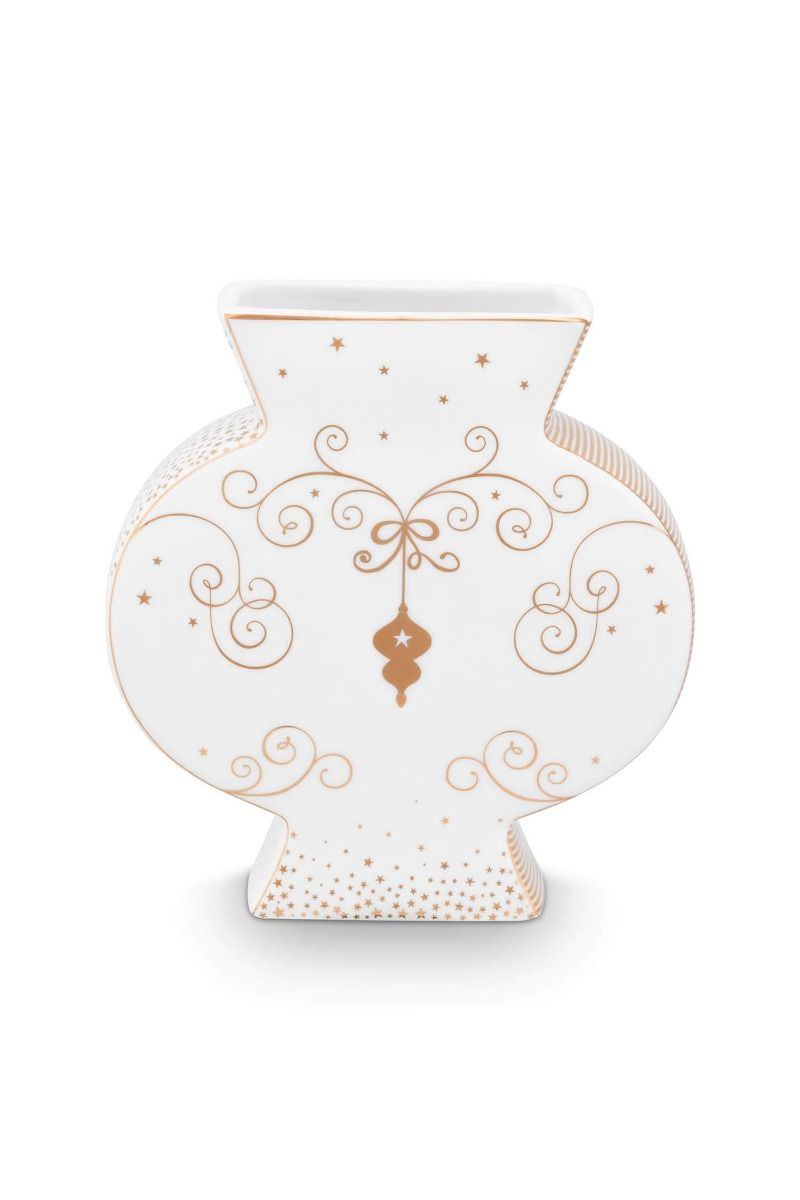 Royal Winter White Vase 16.5cm